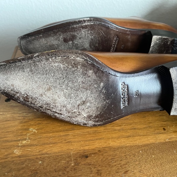 Cognac size 8 1/2 (9 1/2) whole-cut lace ups - Picture 9 of 12